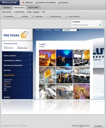 Datei-Uploadetr Weblication CMS
